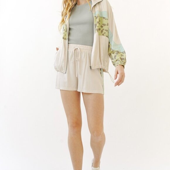 MYSTREE COLOUR BLOCK WINDBREAKER - Picture 2 of 10